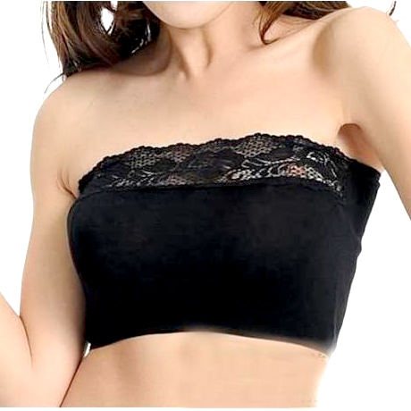 100% cotton tube top lace basic tube top tube top underwear top spaghetti strap black bra