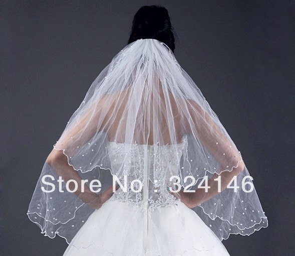 100% guarantee 80cm single lace wedding veil/bridal veil/bridal accessories/head veil/tulle veil