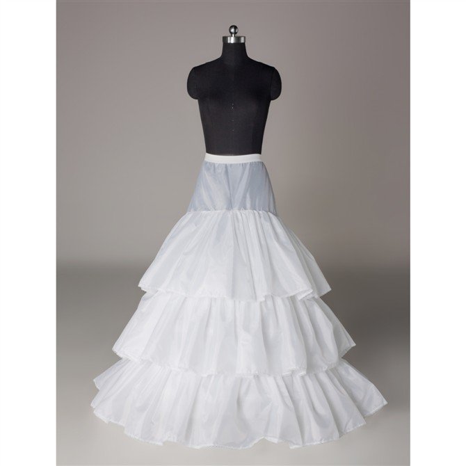 100% Gurantee Wholesale & Retail Instock Wedding Crinoline Adjustable Bridal Underskirt  Merimaid Tulle Underwear Petticoat P04