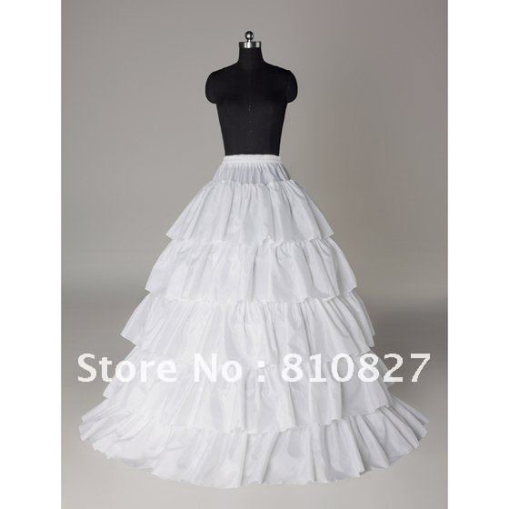 100% Gurantee Wholesale2012 Cheap Discount Hoop Layer Wedding Dress Petticoat Crinoline Bridal Slip Skirt Prom Gown  RR0091