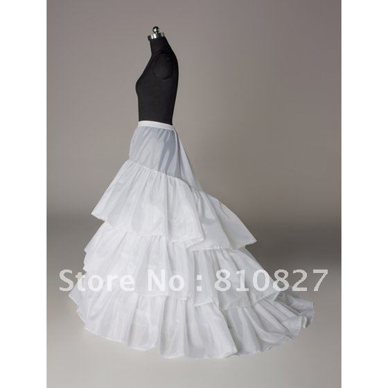 100% Gurantee Wholesale2012 Cheap Discount Hoop Layer Wedding Dress Petticoat Crinoline Bridal Slip Skirt Prom Gown  RR0100