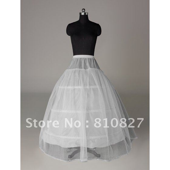 100% Gurantee Wholesale2012 Cheap Discount Hoop Layer Wedding Dress Petticoat Crinoline Bridal Slip Skirt Prom Gown  RR013