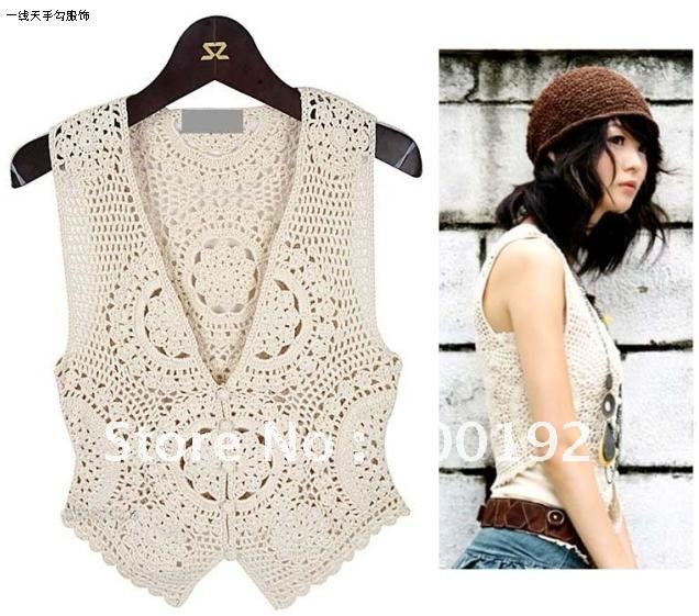 100% Hand Crocheted Korean Style Joker Vests