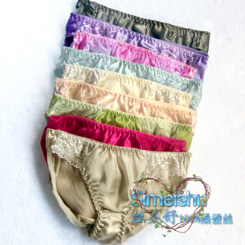 100%  mulberry silk briefs for women sweat absorbing breathable antibiotic care