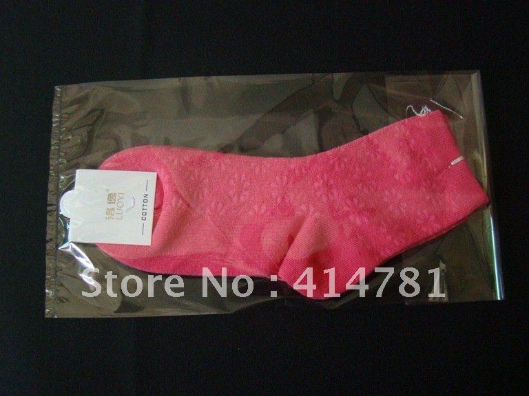 100% pure cotton socks lady red sox cotton hosiery hand to visual quality foreign trade socks wholesale