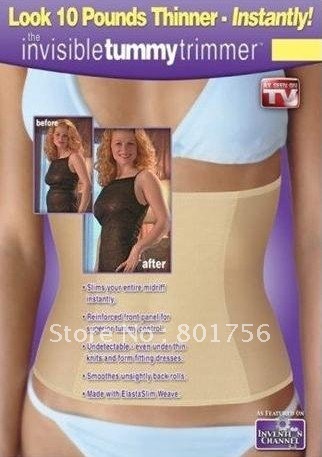 100% qualified Invisible Tummy Trimmer, 28 pcs / lot New Slimming Belt As Seen On TV free shipping