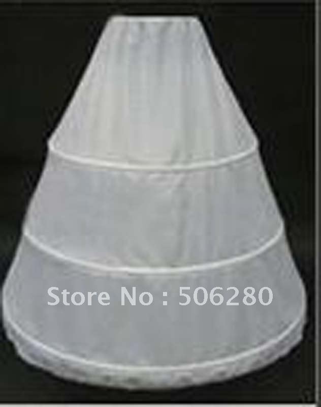 100% silk White Wedding Bridal Petticoat,wedding dress crinoline,wedding dress petticoat free shipping AH-001