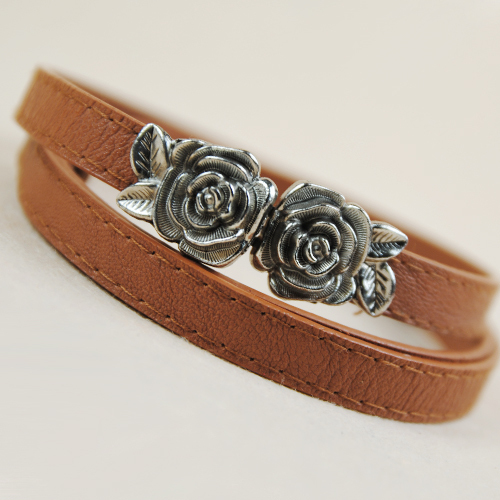 1003 exquisite vintage rose japanned leather multicolour women's decoration thin belt strap 65g