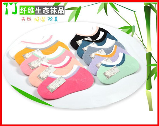 100pairs/lot hot sale bamboo fibers socks women invisible sock candy cotton socksDHL free shipping A005