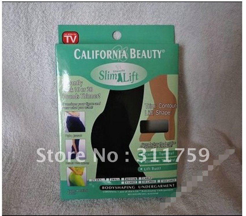 100pcs High quality California Beauty Slim N Lift strapless SUPREME SLIMMING UNDERWEAR Body Shaping ,free shipping lose weight