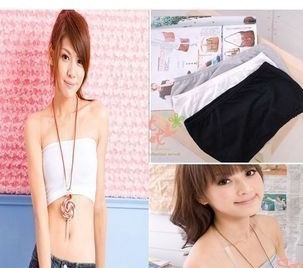 100pcs/lot(mixed colors  accepted) Free shipping For wrapped chest 100% cotton chest 60-88cm length 15cm