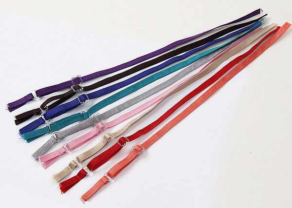 10pair/lot Assorted Color Spaghetti Ribbon Bra Strap 2/8"inch Wide I0193