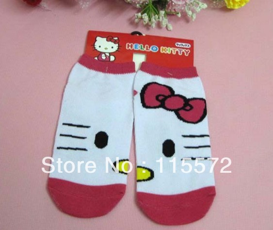 10pairs woman warm hello Kitty red cartoon cotton socks