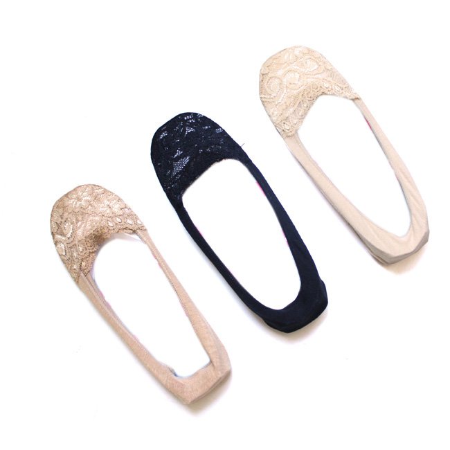 10pcs Japanese& korea koreawoman ankle socks terylene/cotton 3colours Non-slip Invisible Lace