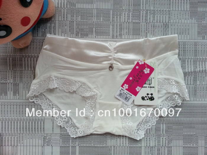 10pcs/lot comfortableelegant bamboo fiber women underwear