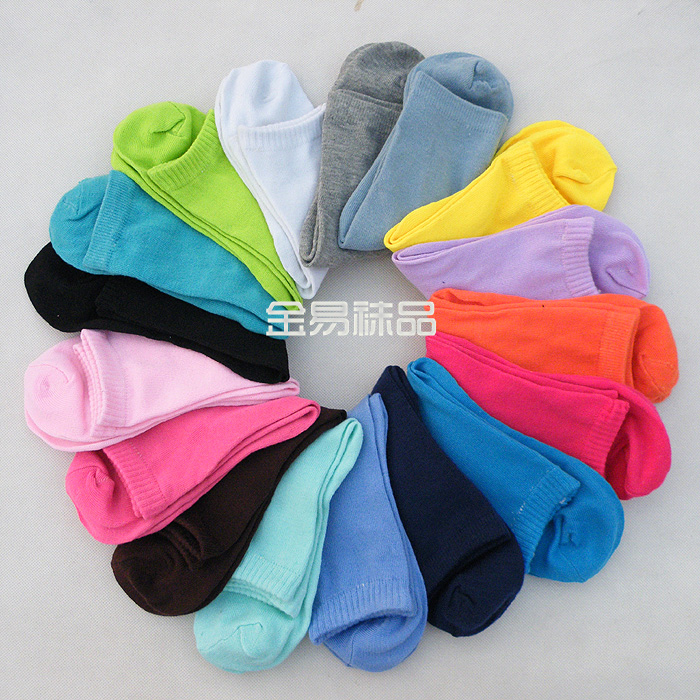 10pcs/lot + Free shipping Autumn and winter women's male solid color candy color stockings a010