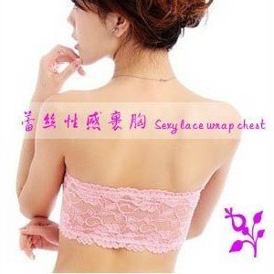 10pcs/lot Free shipping Lace straps bottoming Bra / Straps wrapped Chest  with a chest pad