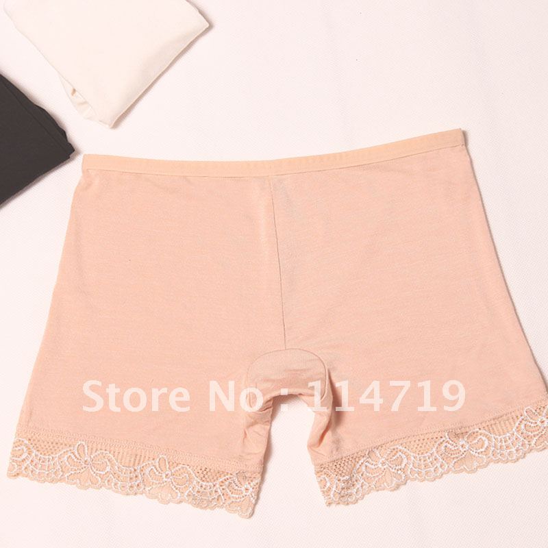 10pcs/lot wholesale bamboo fibre women's lace or not lace for choose panties modal mid waist 100% cotton underwear women's trunk