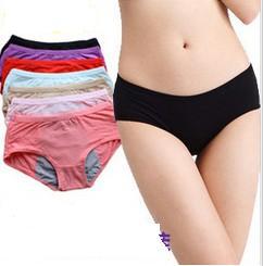 10pcs/lot wholesale,Leakproof physiological panties security pants wholesale ladies underwear ,3 colors, U6