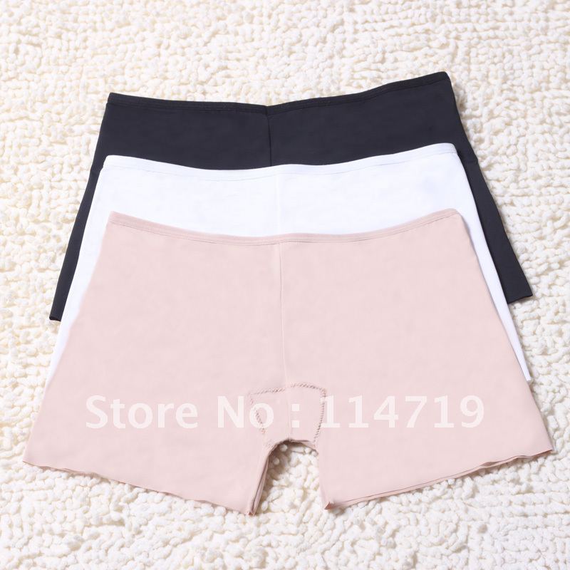 10pcs/lot wholesale seamless 100% cotton viscose women's lady's four angle panties mid waist trunk underpants FREE SHIPPING