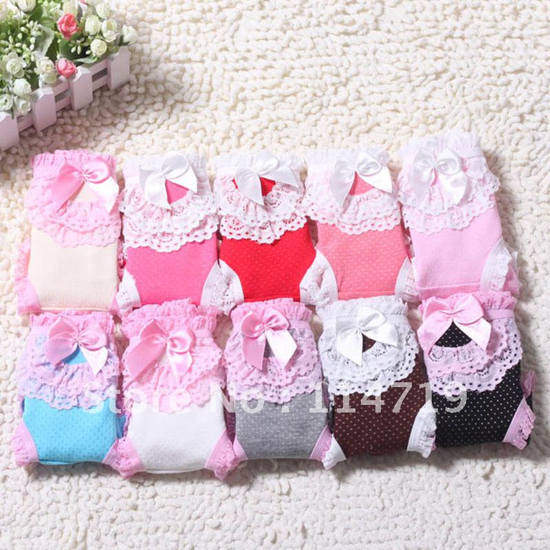 10pcs/lot wholesale women's 100% cotton low-waist panties princess lace decoration briefs underwear/pants FREE SHIPPING 2012 NEW