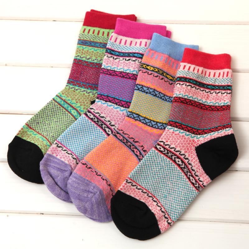 10x   female  national trend  vintage needle female socks