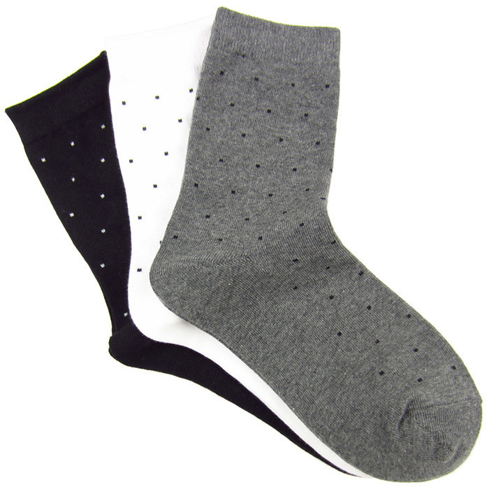 10x  New Feona dot pattern  100% cotton comfortable women's socks chromophous (B351)