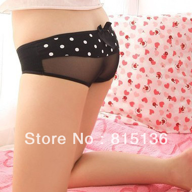 11 color Pierced butterfly tie women underwear lace panties princess sexy ladies panties seamless underwear bottom pad panty