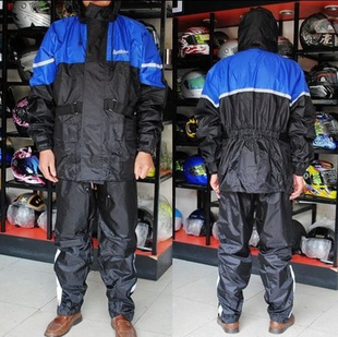 11 tanked tank raincoat set black blue