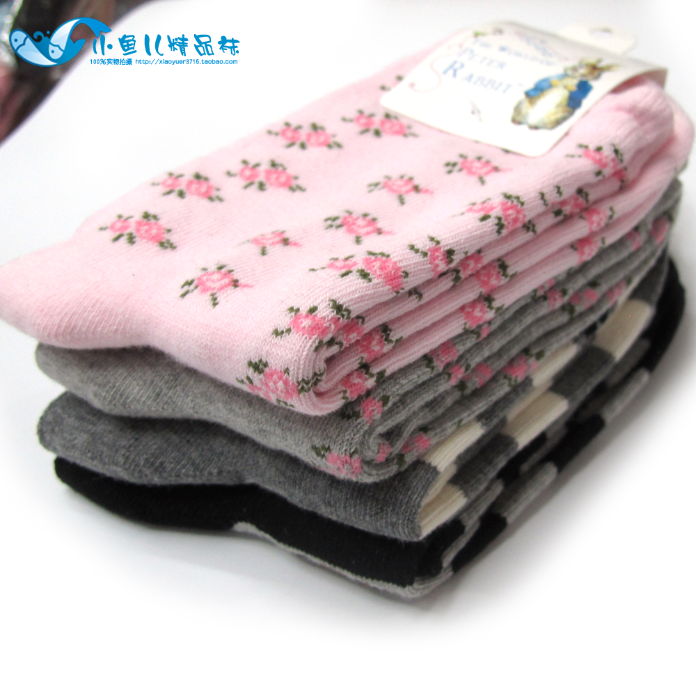 1111 stucco female socks female thickening thermal 100% cotton towel socks autumn and winter