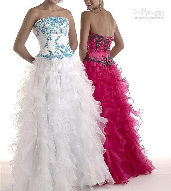 112506111379 robe/ball/prom/evening/ wedding/dress 2010 new A line skirt style 1