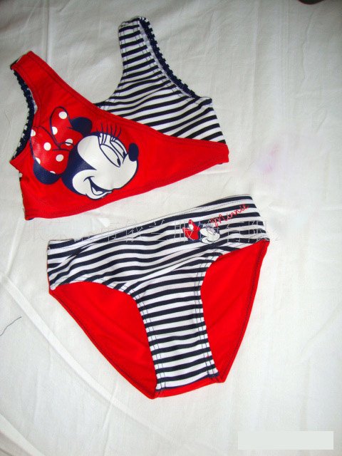 1140510 Free Shipping wholesale 10 pieces in 1 lot Mickey Minnie Baby kids children Swimwear Girl Bikini