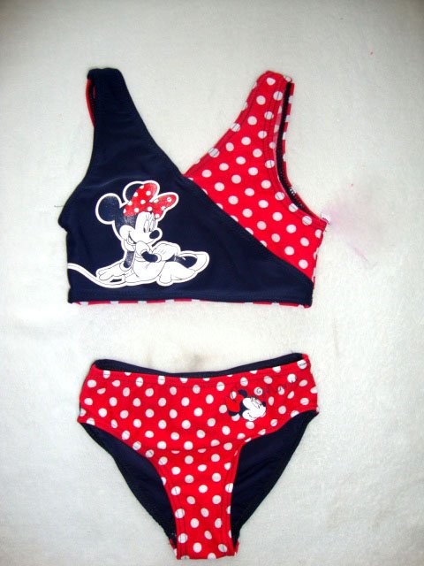 11525 Free Shipping wholesale 8 pieces in 1 lot Mickey Minnie Baby kids children Swimwear Girl Bikini
