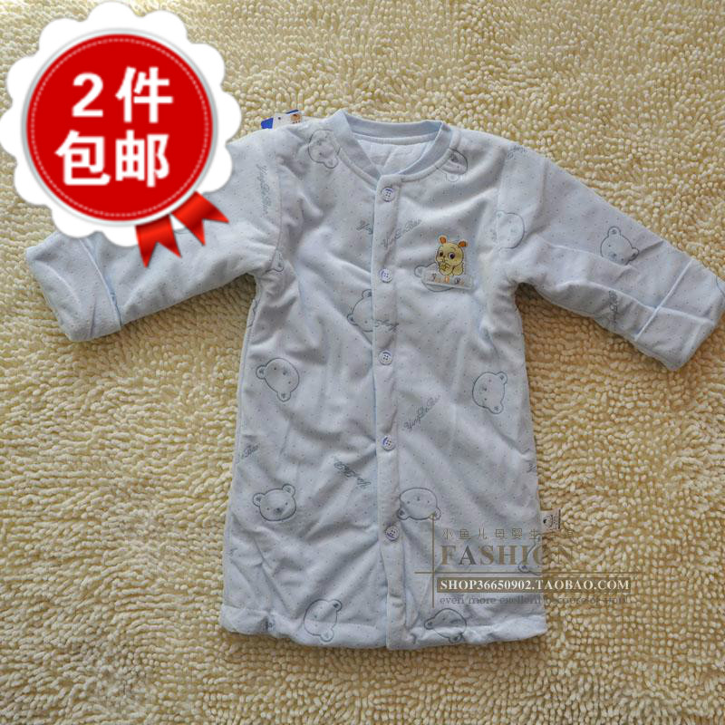 12 autumn and winter recurrent antarctic cotton robe infant sleepwear baby 100% cotton baby robe winter thickening