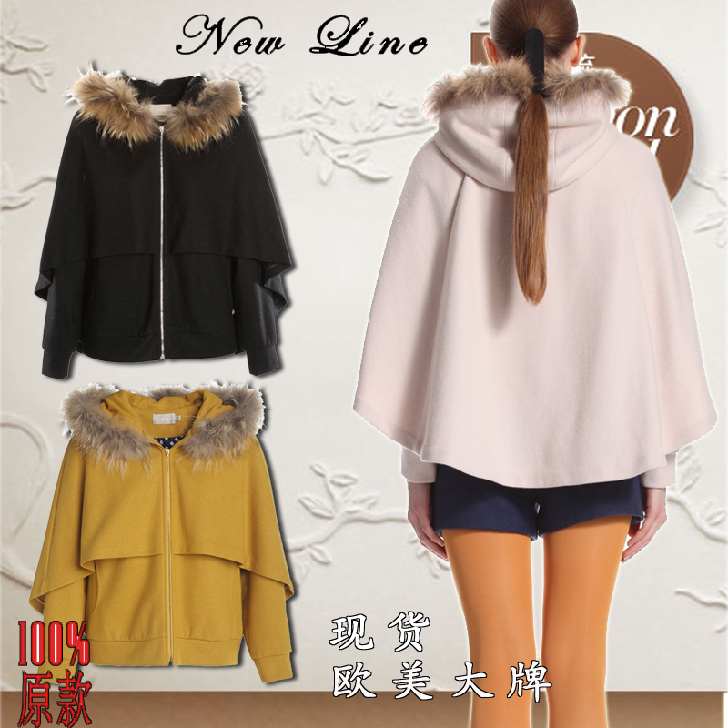 12 fashion woolen leather strawhat poncho outerwear 1124342890