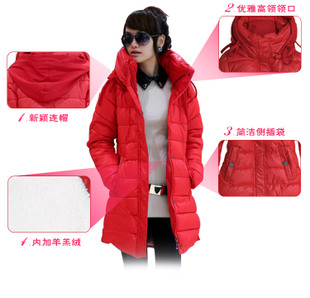 12 winter maternity clothing thermal thickening maternity wadded jacket windproof cotton-padded jacket top outerwear