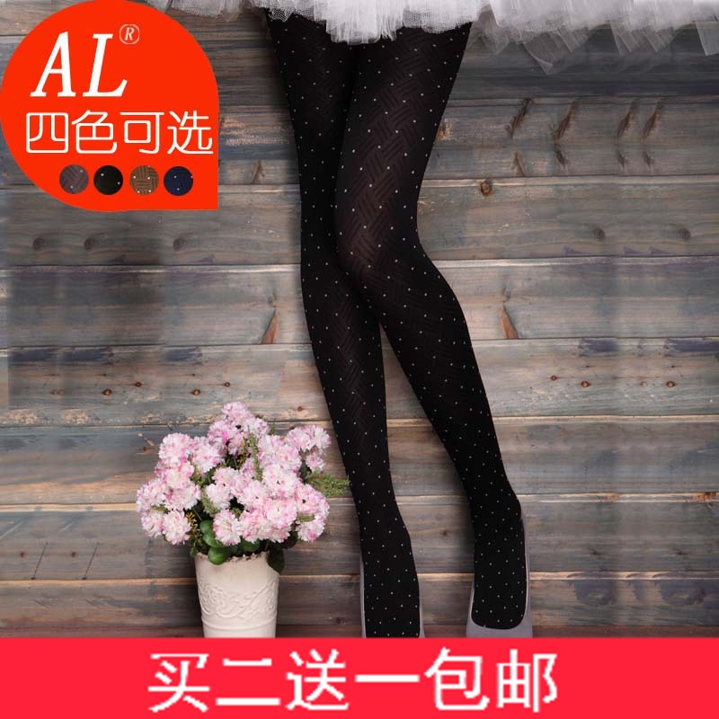 120d spring and autumn legging socks women's stockings polka dot socks tights