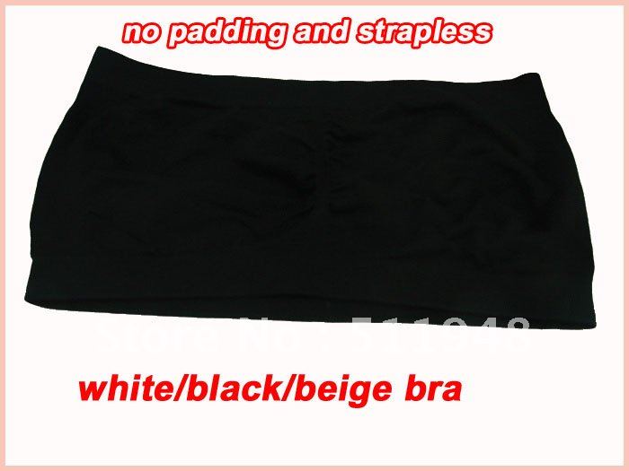 120pcs/lot New arrival Seamless tube top bra no padding (OPP bag)