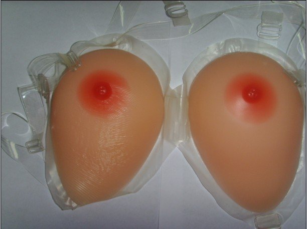 1220g/pair+B cup+water Drop shape+Free shipping!Silicone Mastectomy Breast Form Bra/Insert instant gel bra breast enhancer