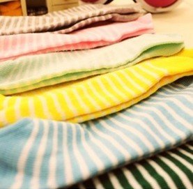 12pairs/lot Women Candy Color Striped Sock SOX Free Shipping