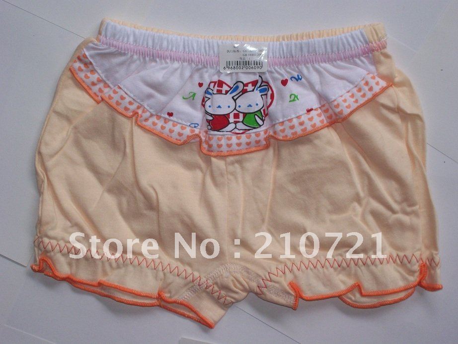 12Pcs/Lot cotton 3-15 years kids underwear cute cartoon ,girls panties,children underwear girl's underwear