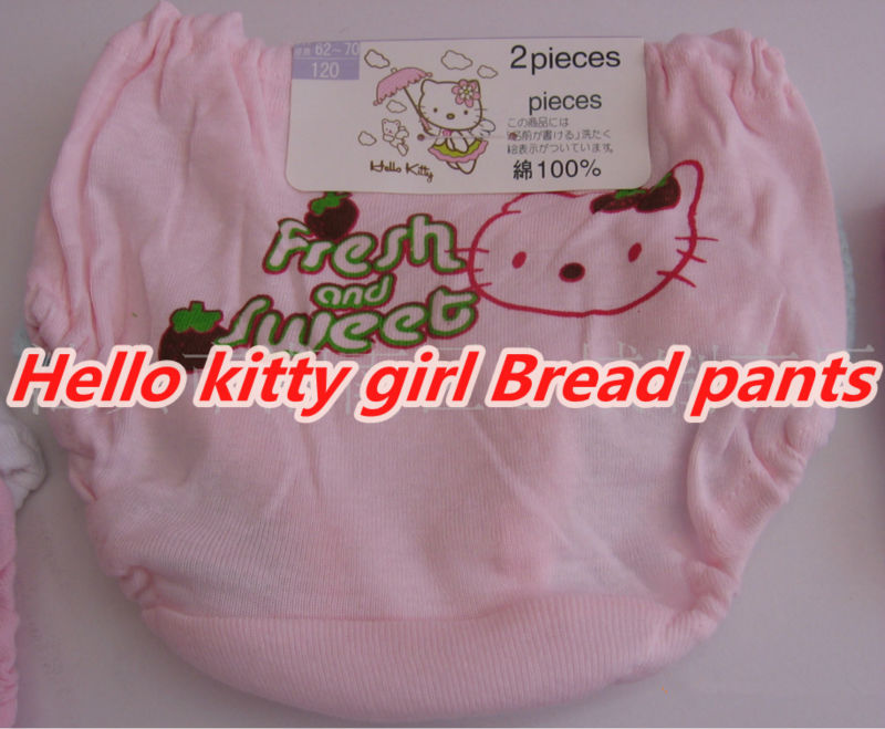 12pcs/lot Cotton hello kitty fresh sweet girl  briefs bread pants