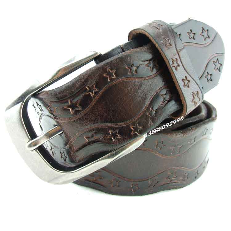13 crushing pin buckle fashion women's belt jeans belt all-match genuine leather first layer of cowhide leather belt casual