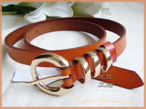 13 genuine leather women's strap genuine leather thin belt fashion all-match decoration
