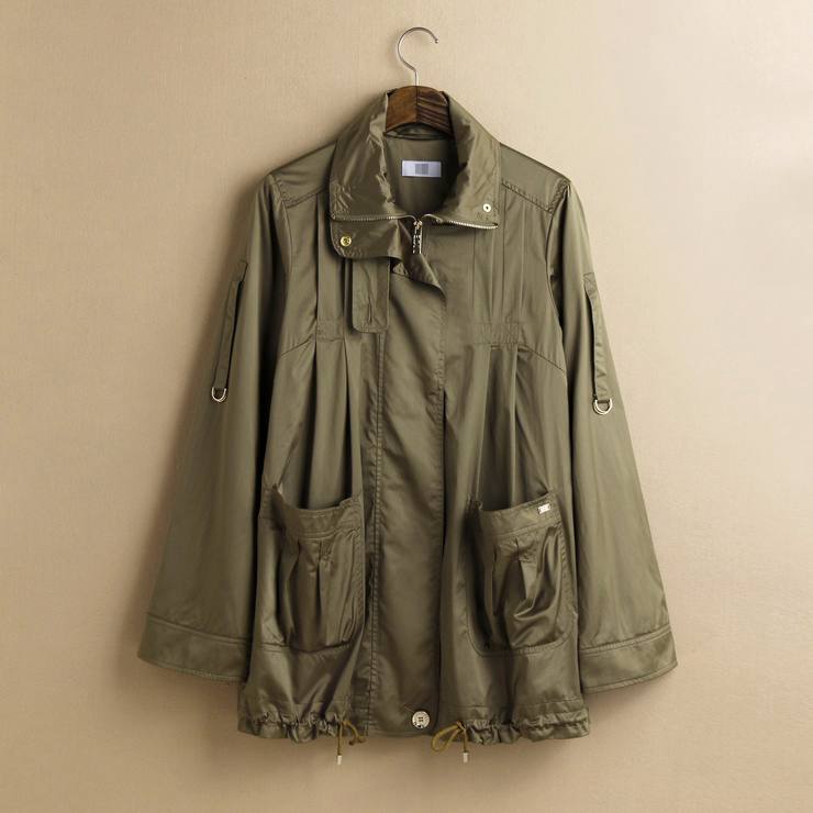 13sw0087 long design high quality fashion spring and autumn outerwear