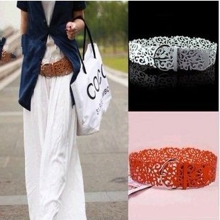 1443 2013 hot sale new fashion cutout korea princess belt pu leather colorful wholesale 0ver 5pcs enjoy freeshipping