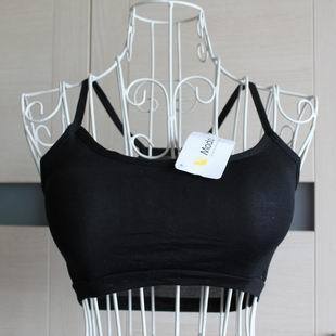 15$ Mini Order Free Shipping Modal 2 spaghetti strap pad bra yoga sports tank top tube