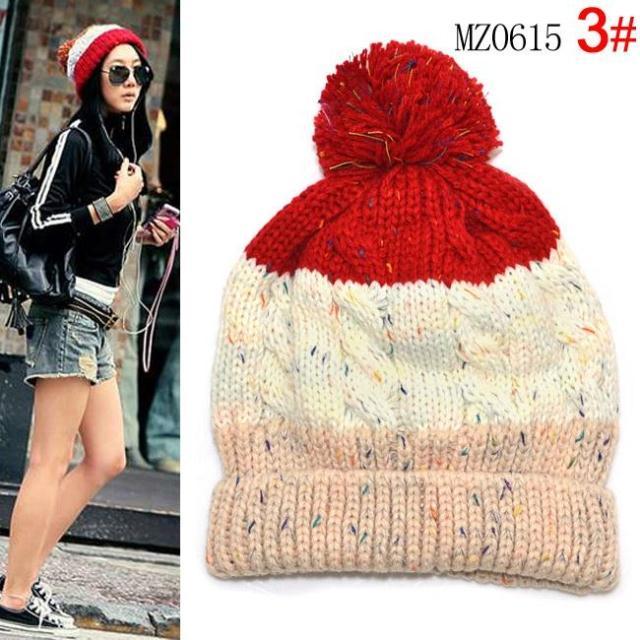 15$Mini Order Spring and autumn thermal line knitted hat knitted hat female all-match trend