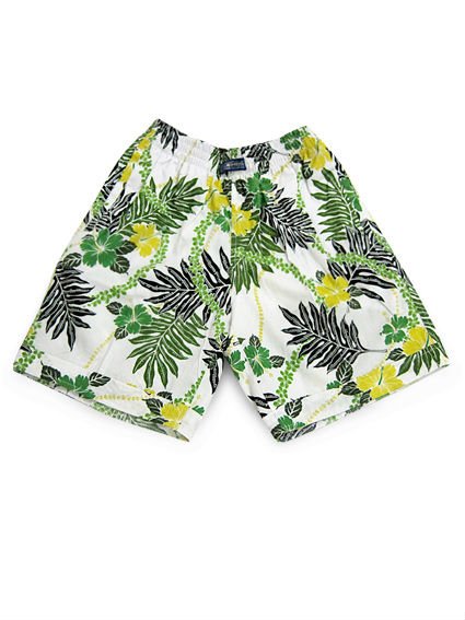 $15 off per $150 order Cotton Shorts Pants Casual Hawaii Beach Style Green Pineapple Leaves Prints 10pcs/lot Seniya&Coozy