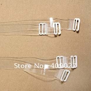 15 pairs  Adjustable Women Bra Transparent Bra Straps Intimates Accessories free shipping